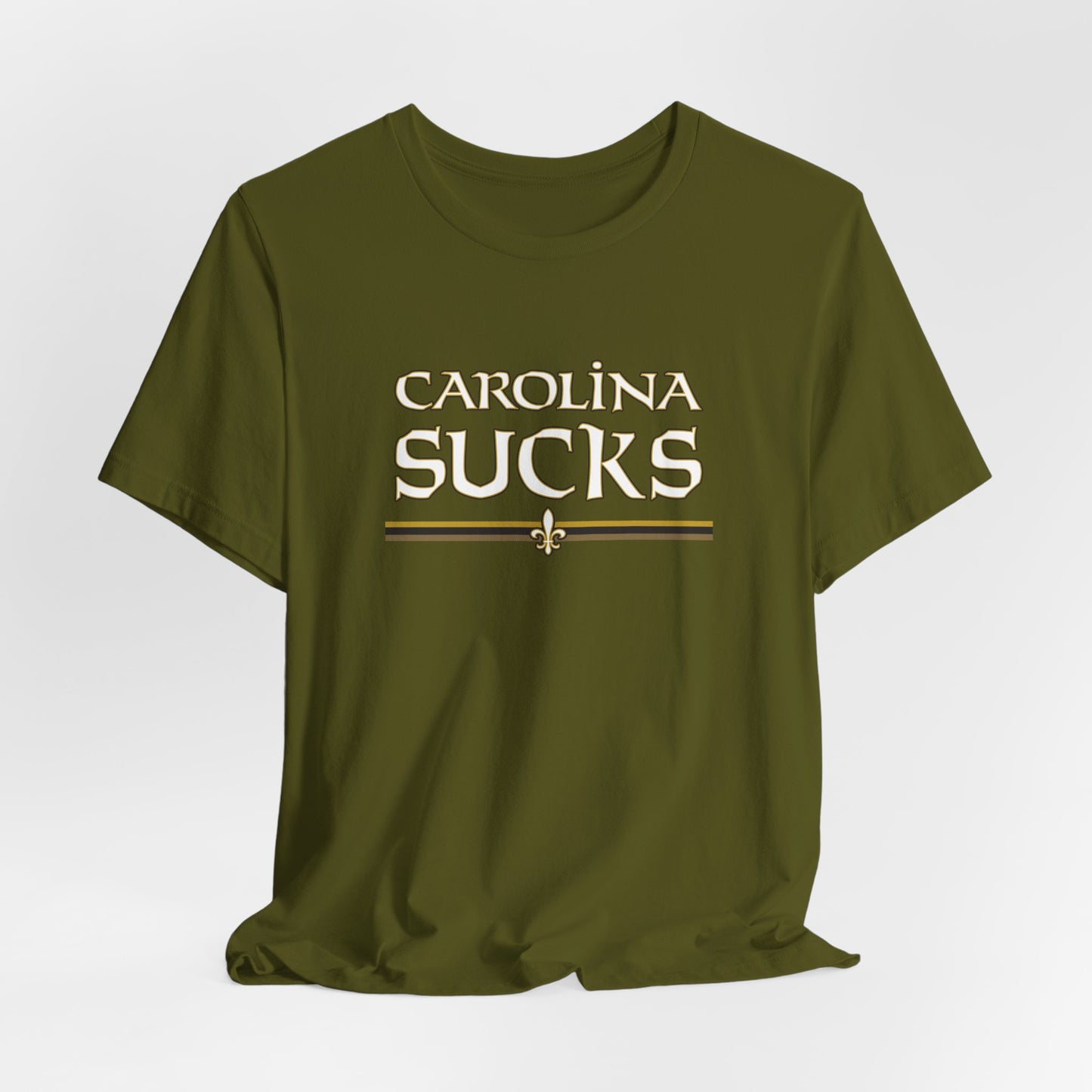 Carolina Sucks (for New Orleans fans) - Unisex Jersey Short Sleeve Tee