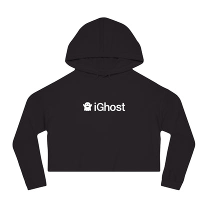 iGhost Logo - Women’s Cropped Hooded Sweatshirt