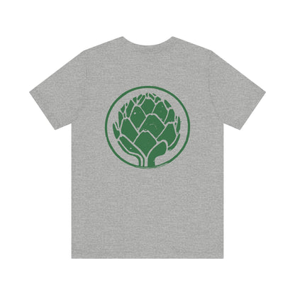 I Heartichoke Castroville (front & back version) - Unisex Jersey Short Sleeve Tee
