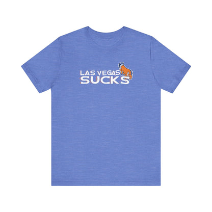 Vegas Sucks (for Denver fans) - Unisex Jersey Short Sleeve Tee