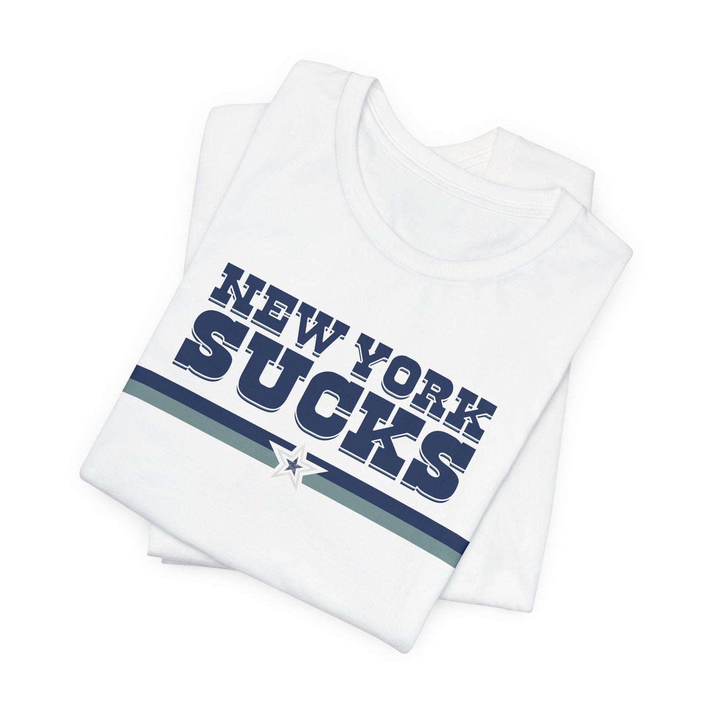 New York Sux (for Dallas fans) - Unisex Jersey Short Sleeve Tee