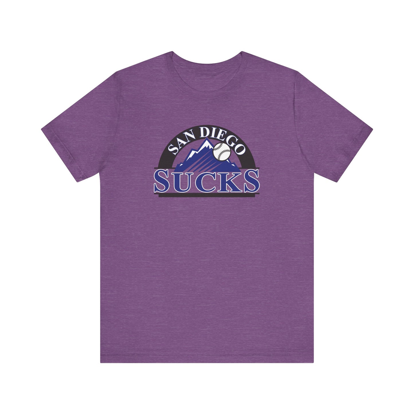 San Diego Sucks (for Colorado Rockies fans) - Unisex Jersey Short Sleeve Tee