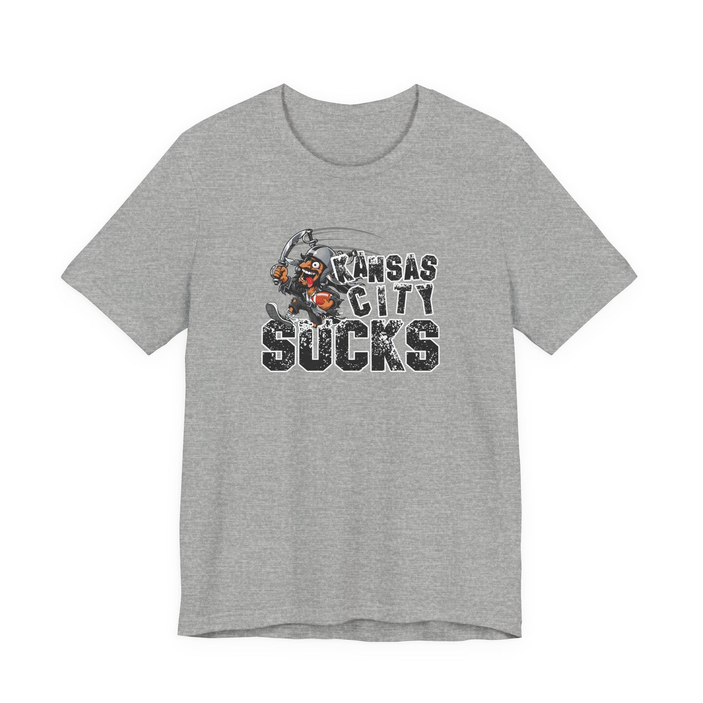 KC Sux (for Las Vegas fans) - Unisex Jersey Short Sleeve Tee