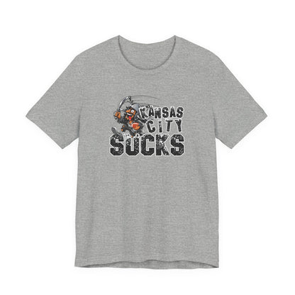 KC Sux (for Las Vegas fans) - Unisex Jersey Short Sleeve Tee