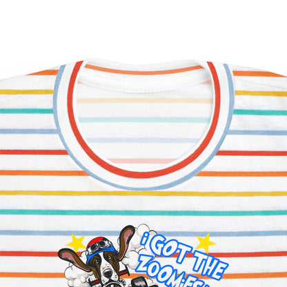 'I Got The Zoomies' Basset Hound In A Racecar - Toddler Tee