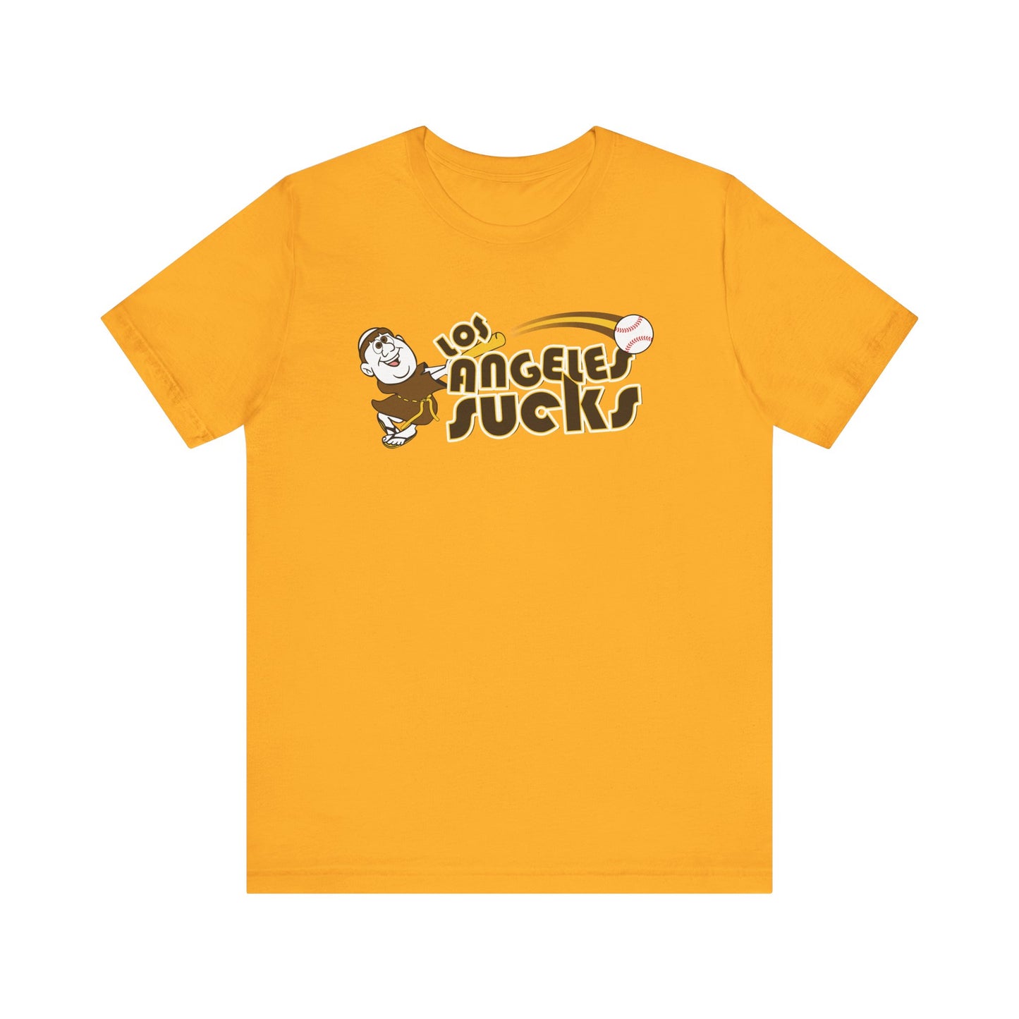 Los Angeles Sucks! (Padres fan art) - Unisex Jersey Short Sleeve Tee