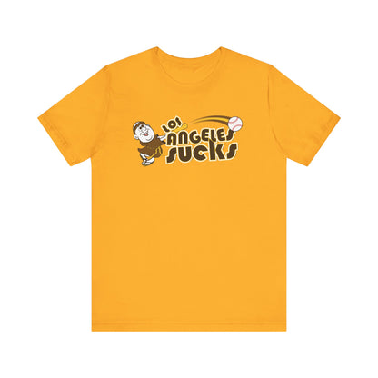 Los Angeles Sucks! (Padres fan art) - Unisex Jersey Short Sleeve Tee