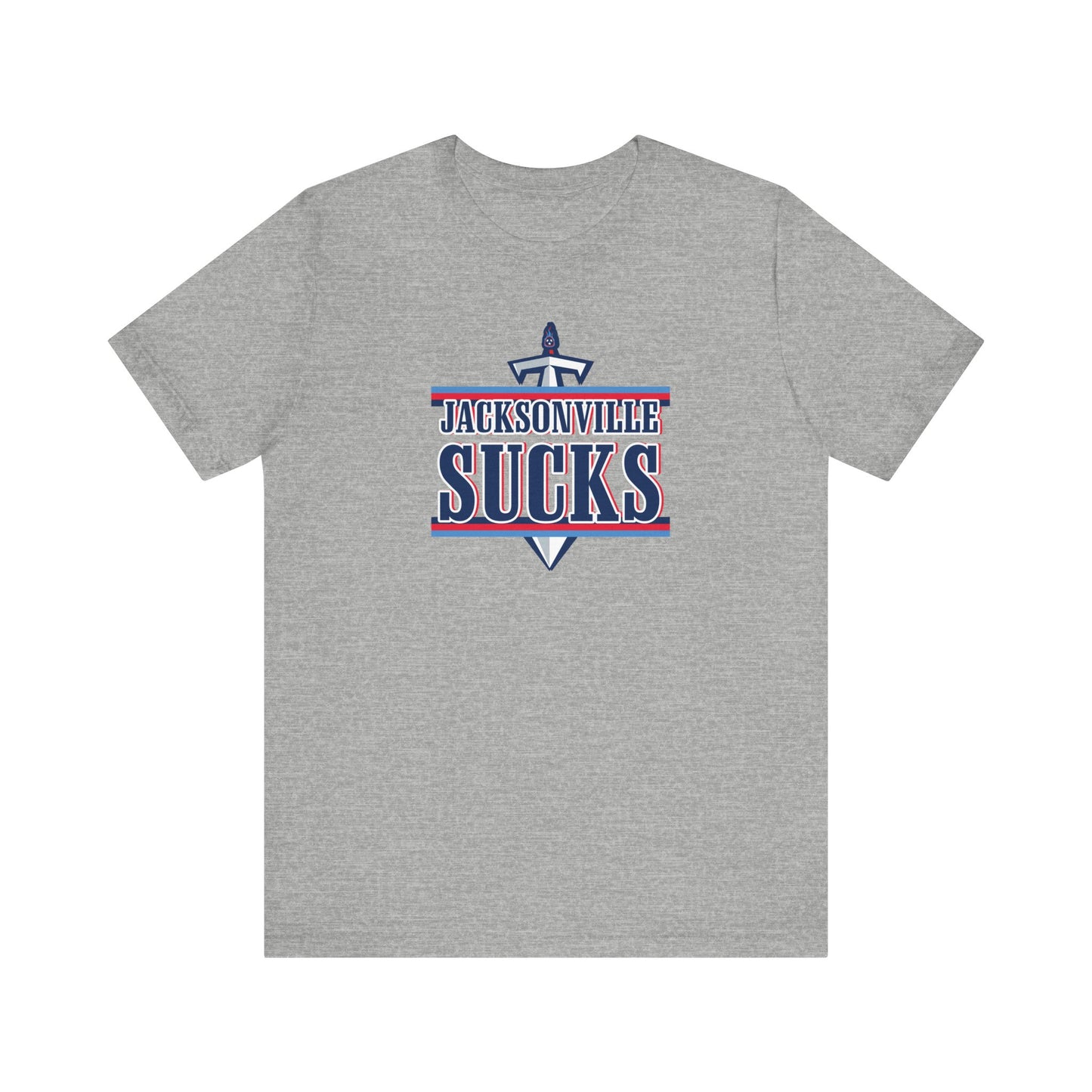 Jaxon Ville Sux (for Tennessee fans) - Unisex Jersey Short Sleeve Tee