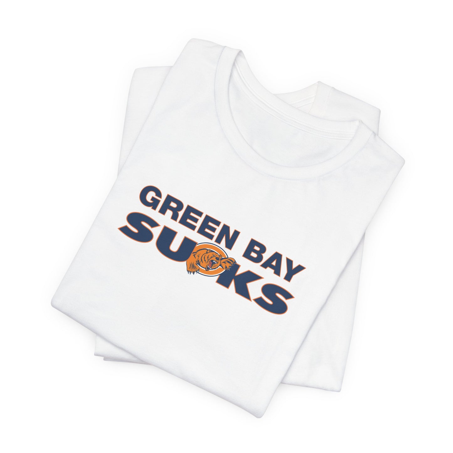 Not So Green Bay Sucks (for Chicago fans) - Unisex Jersey Short Sleeve Tee