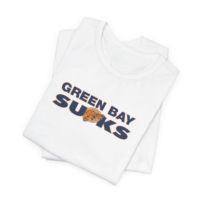 Not So Green Bay Sucks (for Chicago fans) - Unisex Jersey Short Sleeve Tee