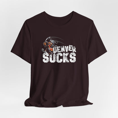 Denver Sux (for Las Vegas fans) - Unisex Jersey Short Sleeve Tee