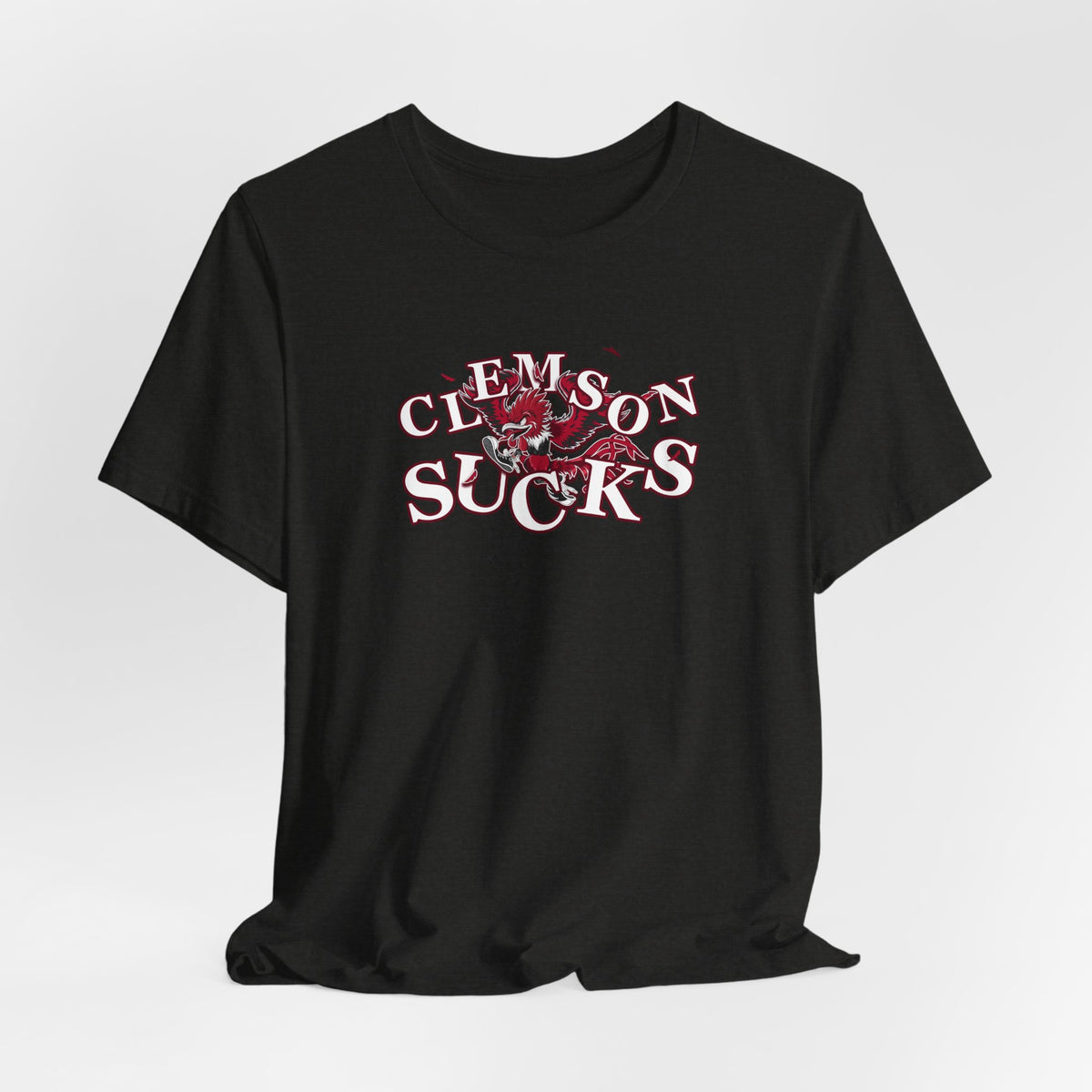 Clemson Sucks (for South Carolina fans) -   Crazy Fighting Rooster T-Shirt
