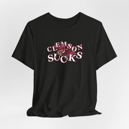 Clemson Sucks (for South Carolina fans) -   Crazy Fighting Rooster T-Shirt