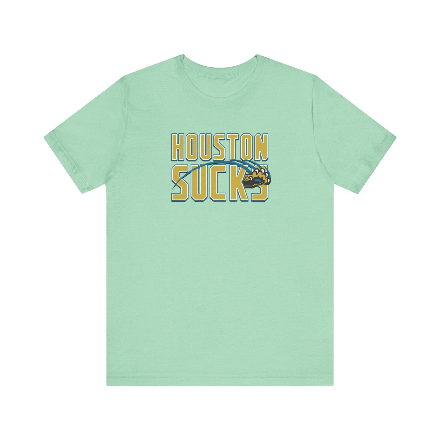 Houston Sucks (for Jacksonville fans) - Unisex Jersey Short Sleeve Tee
