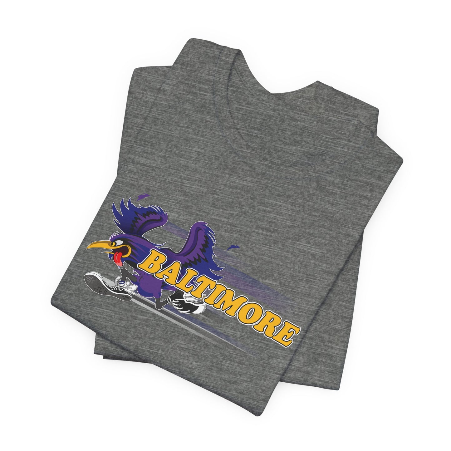 Gas Pump Raven (for Baltimore fans) - Unisex Jersey Short Sleeve Tee