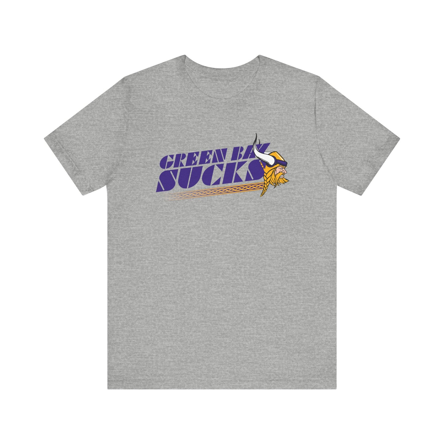 Green Bay Sucks (for Minnesota Vikings fans) - Unisex Jersey Short Sleeve Tee