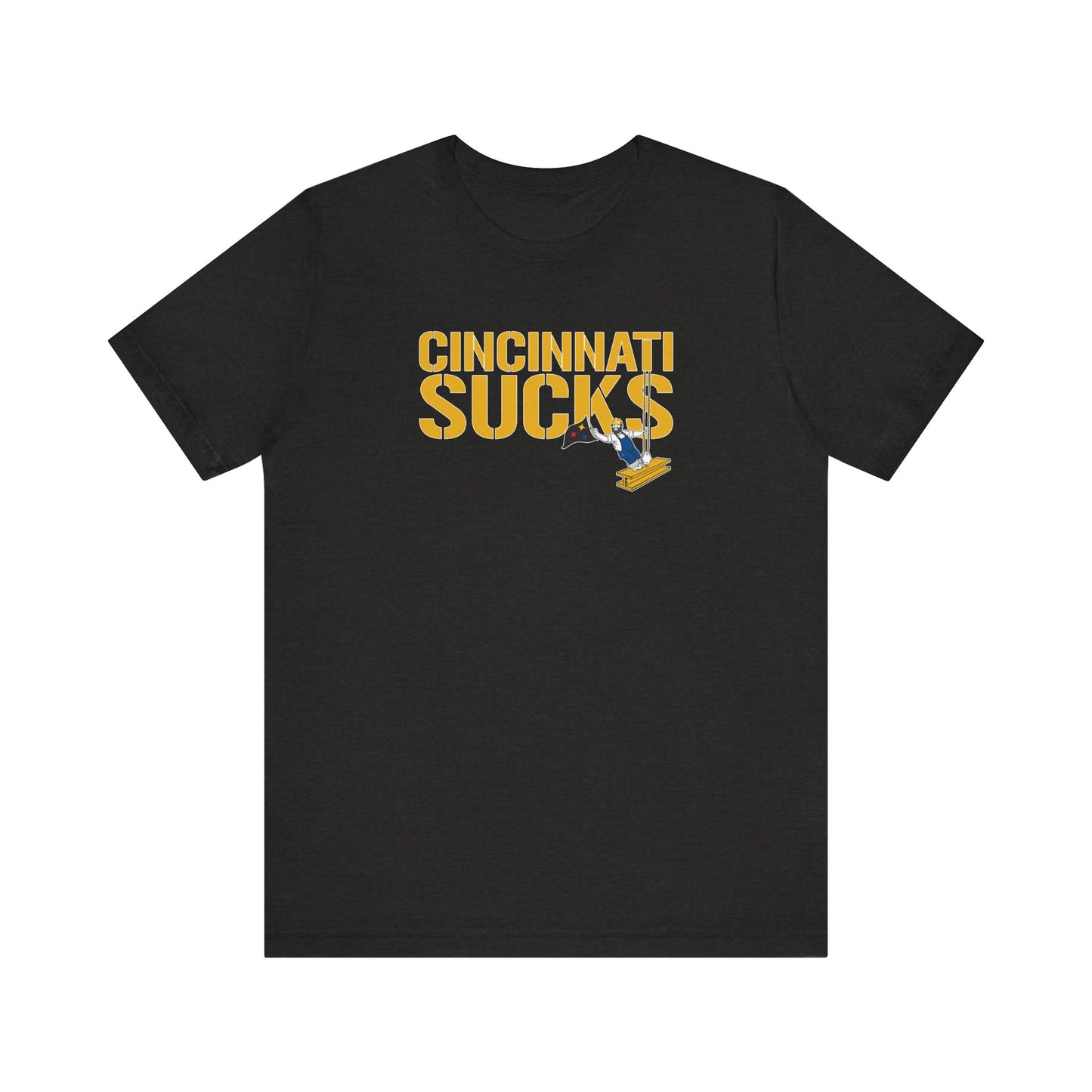 Cincy Sucks (for Pittsburgh fans) - Unisex Jersey Short Sleeve Tee