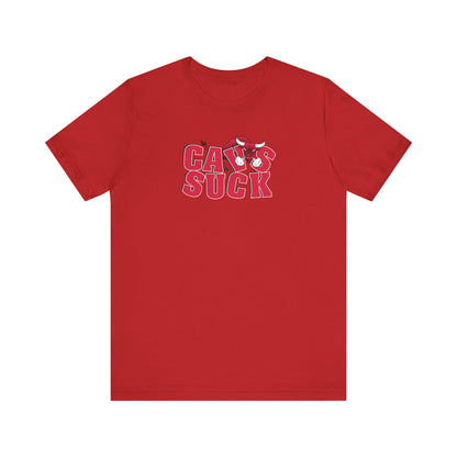 Calves Suck (for Bulls fans) - Unisex Jersey Short Sleeve Tee