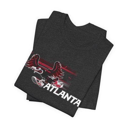 Gas Pump Hawk (for Atlanta fans) - Unisex Jersey Short Sleeve Tee