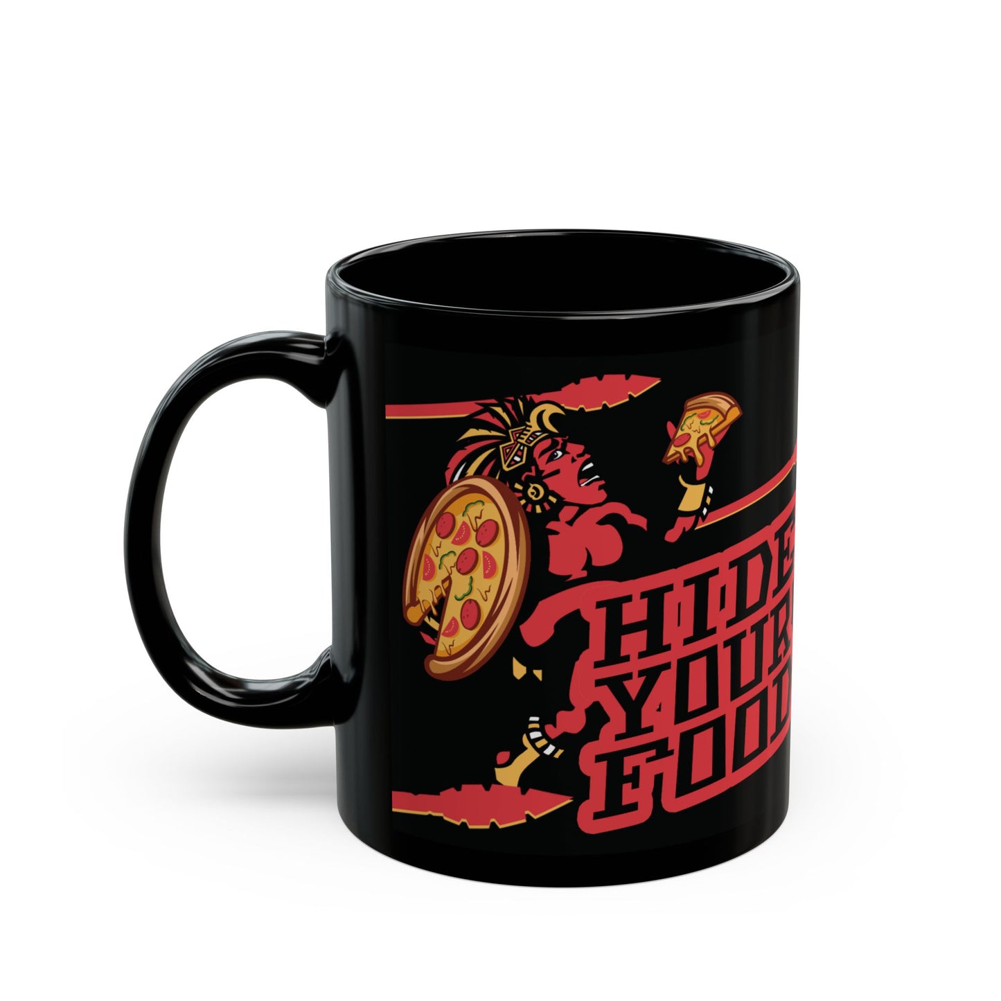 Hide Your Food! Fresno Girls Are Near! (for SDSU Aztecs fans) - Black Mug (11oz, 15oz)