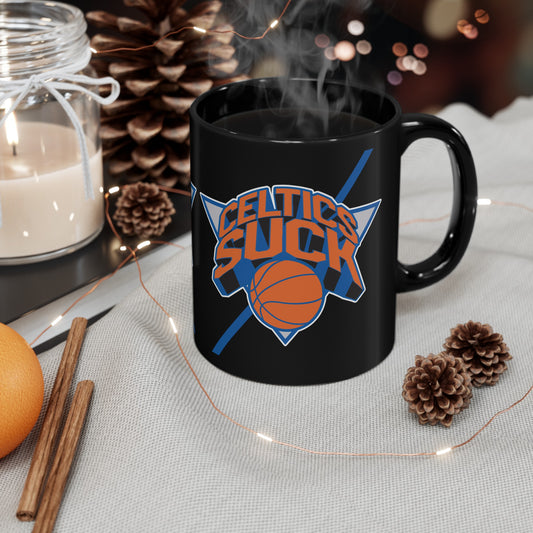 Sell Tix Suck (for NY Knicks fans) - Black Mug (11oz, 15oz)