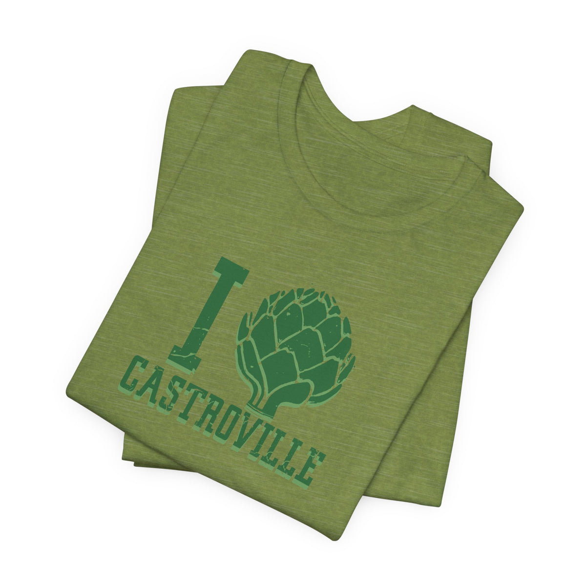 I Heartichoke Castroville (front & back version) - Unisex Jersey Short Sleeve Tee