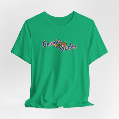 Georgia Sucks (for Florida fans) - Unisex Jersey Short Sleeve Tee