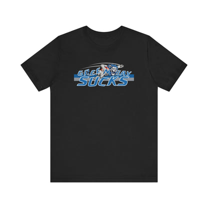 Green Bay Sux (for Detroit fans) - Unisex Jersey Short Sleeve Tee