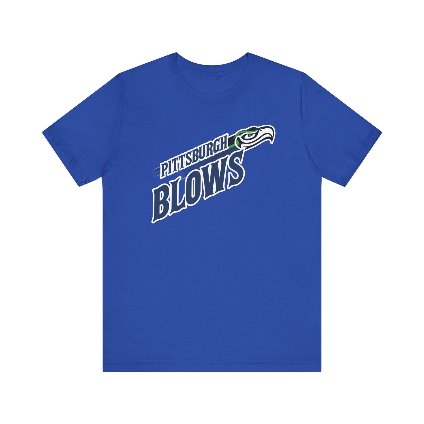Pittsburgh Blows! (for Seattle fans) - Unisex Jersey Short Sleeve Tee