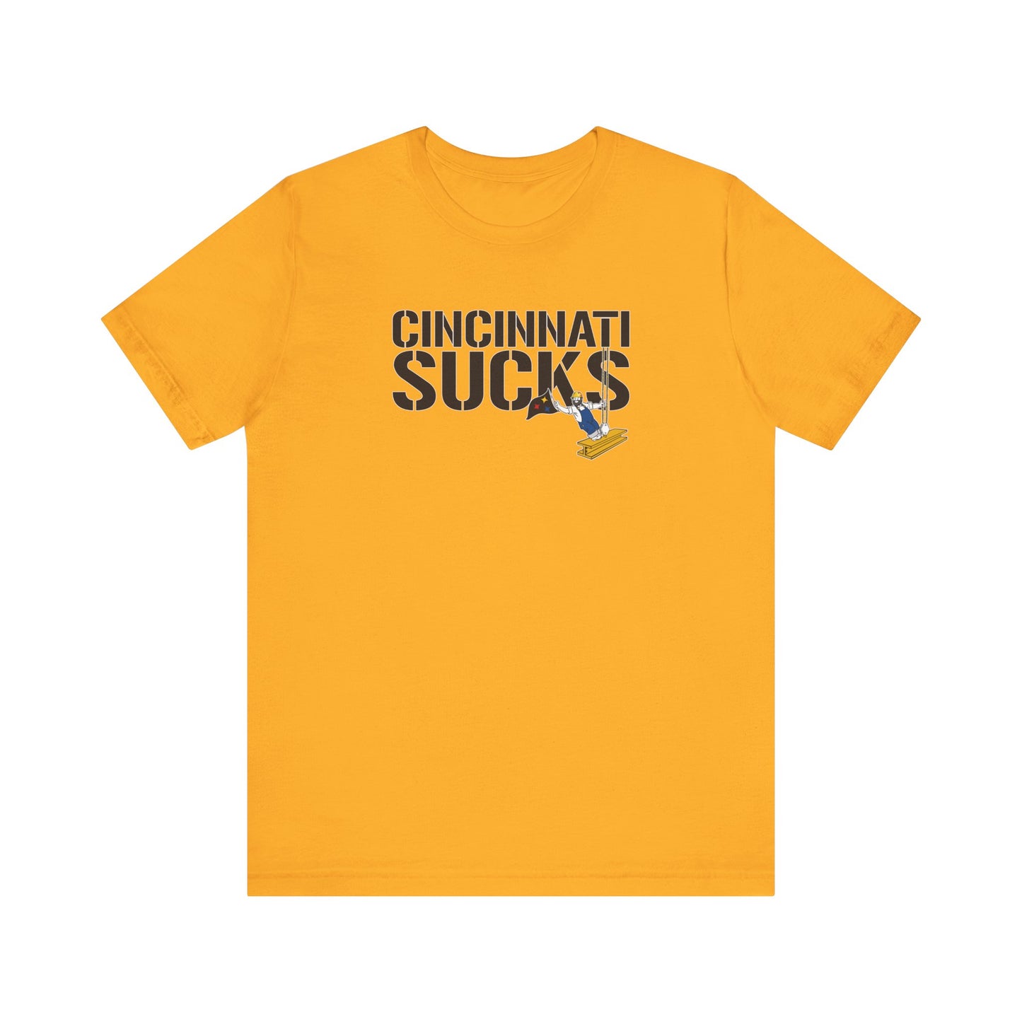 Cincy Sucks (for Pittsburgh fans) - Unisex Jersey Short Sleeve Tee