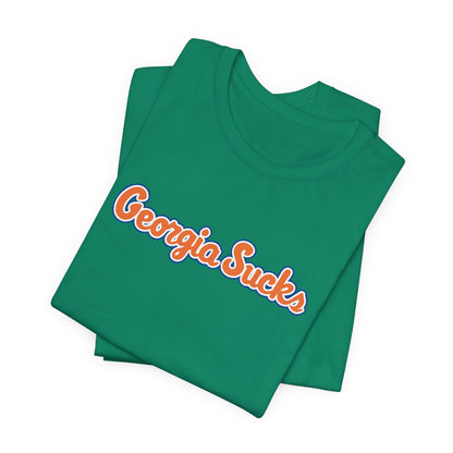 Georgia Sucks (for Florida fans) - Unisex Jersey Short Sleeve Tee