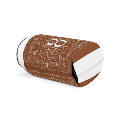 S8S Brown Paisley - Can Cooler Koozie Sleeve