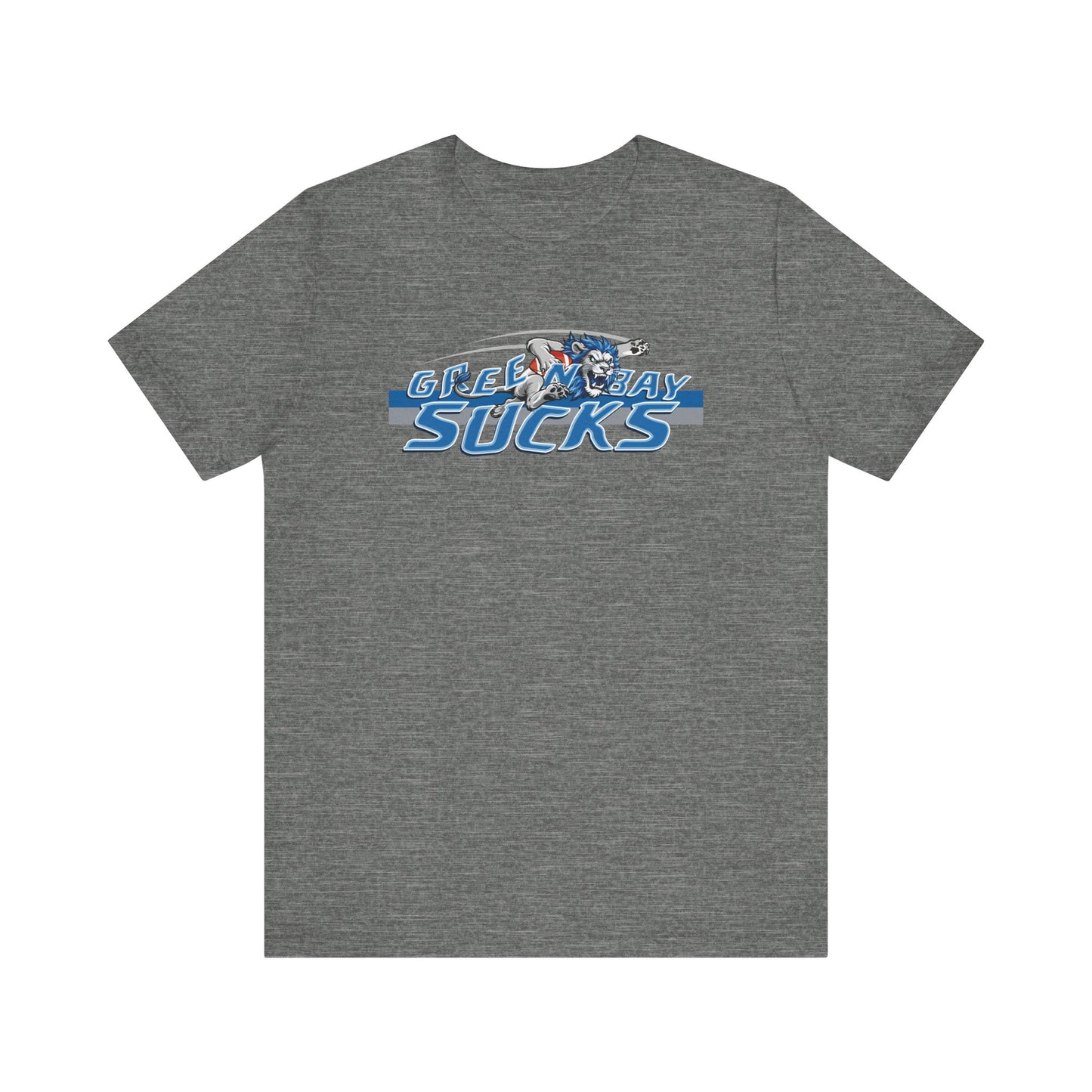 Green Bay Sux (for Detroit fans) - Unisex Jersey Short Sleeve Tee