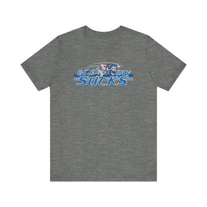 Green Bay Sux (for Detroit fans) - Unisex Jersey Short Sleeve Tee