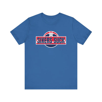 6ers Suck (for DC fans) - Unisex Jersey Short Sleeve Tee