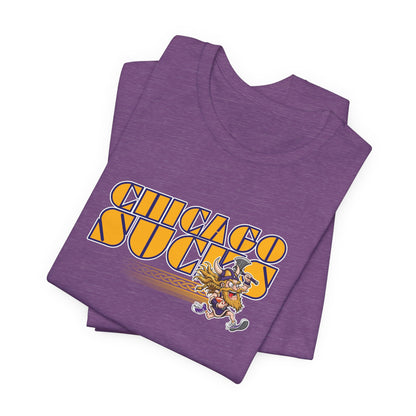 Chicago Sucks (for Minnesota Vikings fans) - Unisex Jersey Short Sleeve Tee