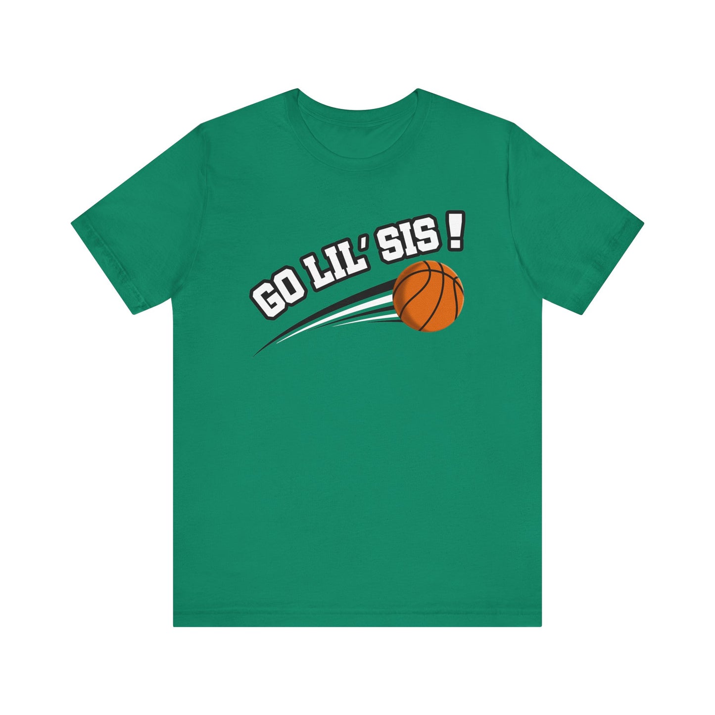 Go Lil' Sis! (Sibling Revelry Basketball) - Unisex Jersey Short Sleeve Tee
