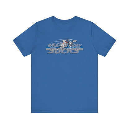 Green Bay Sux (for Detroit fans) - Unisex Jersey Short Sleeve Tee