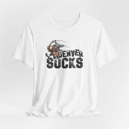 Denver Sux (for Las Vegas fans) - Unisex Jersey Short Sleeve Tee