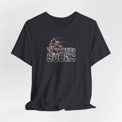 L.A. sux (for Las Vegas fans) - Unisex Jersey Short Sleeve Tee