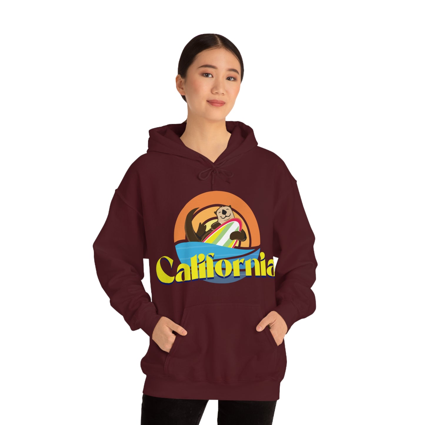 Board Bandit (Otter 841) Unisex Heavy Blend™ Hooded Sweatshirt