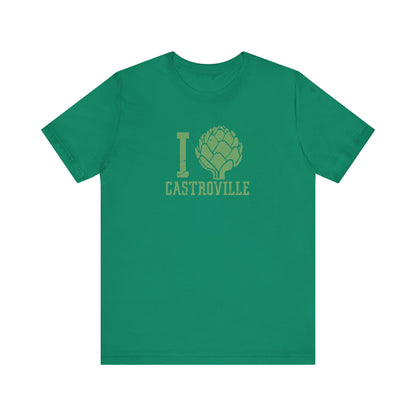 I Heartichoke Castroville (front & back version) - Unisex Jersey Short Sleeve Tee