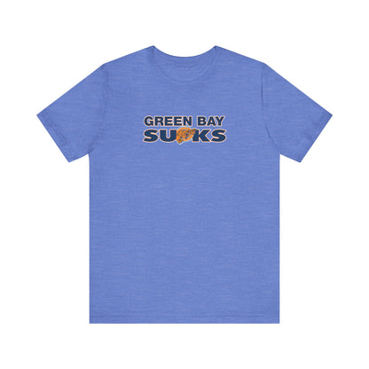 Not So Green Bay Sucks (for Chicago fans) - Unisex Jersey Short Sleeve Tee