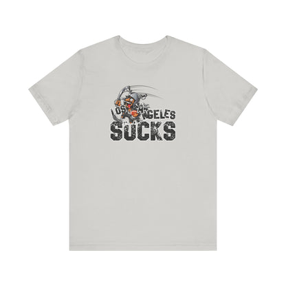 L.A. sux (for Las Vegas fans) - Unisex Jersey Short Sleeve Tee