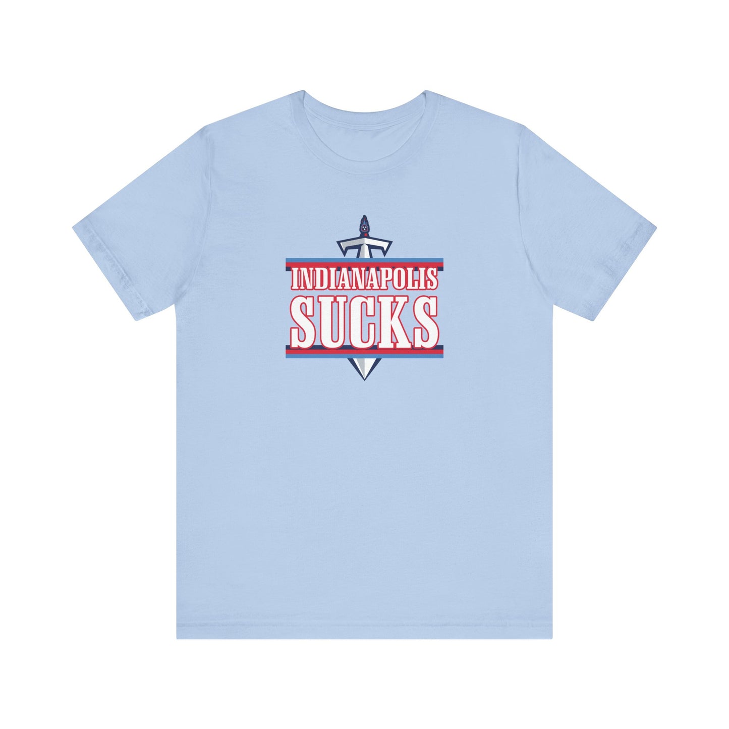 Indianapolis Suck (for Tennessee fans) - Unisex Jersey Short Sleeve Tee