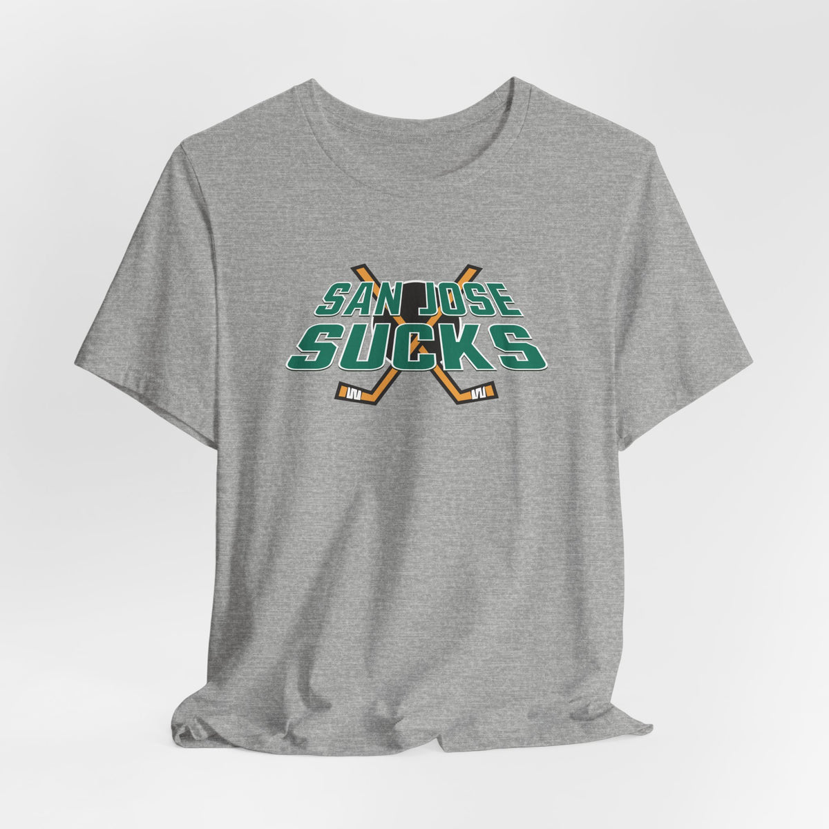 San Jose Sucks (Anaheim fans) - Unisex Jersey Short Sleeve Tee