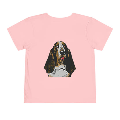 Basset Hound Pop Art - Toddler Tee