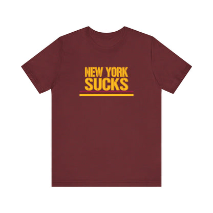 The New York Jieyents Suck! (for DC fans) - Unisex Jersey Short Sleeve Tee