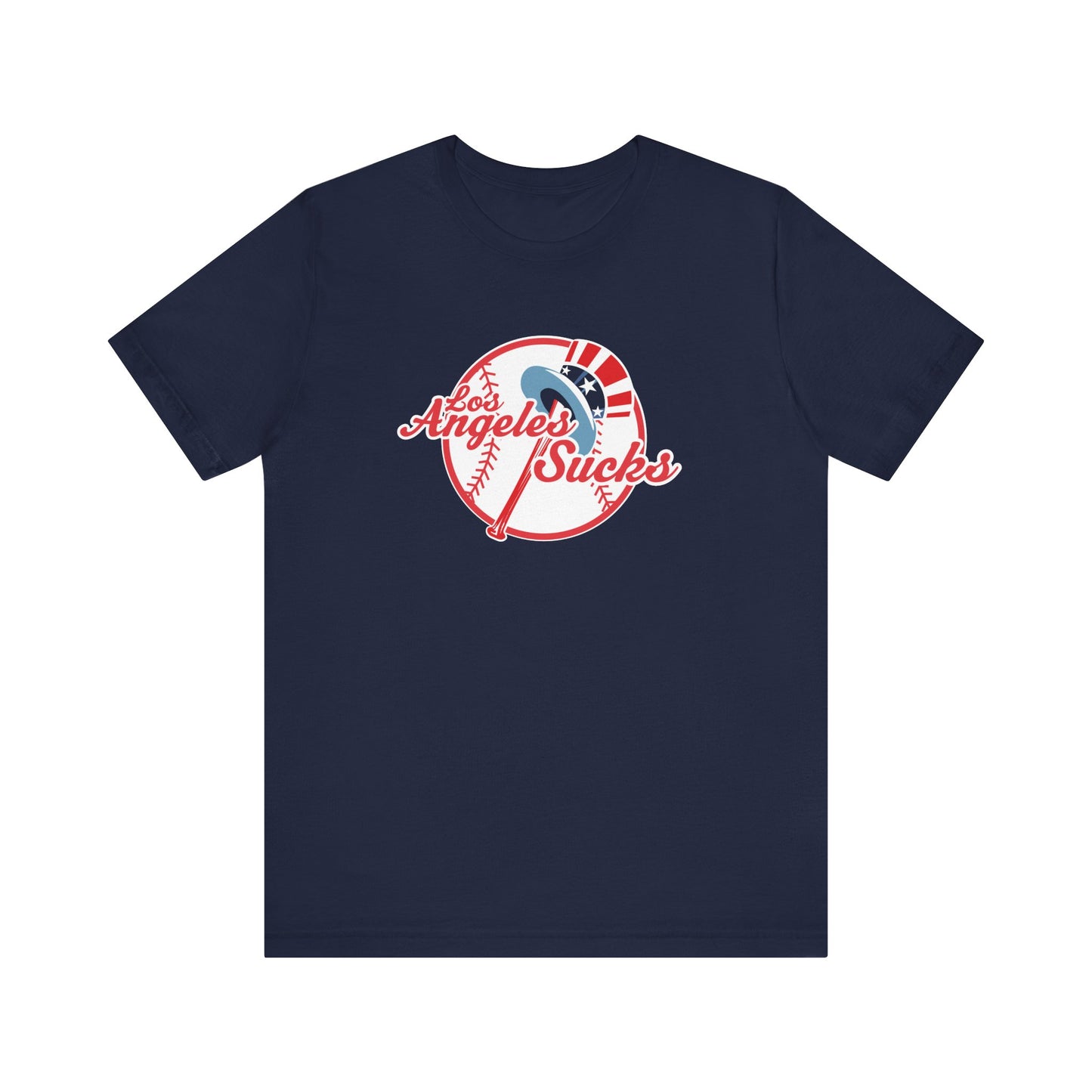 Los Angeles Sucks (for NYC fans) - Unisex Jersey Short Sleeve Tee
