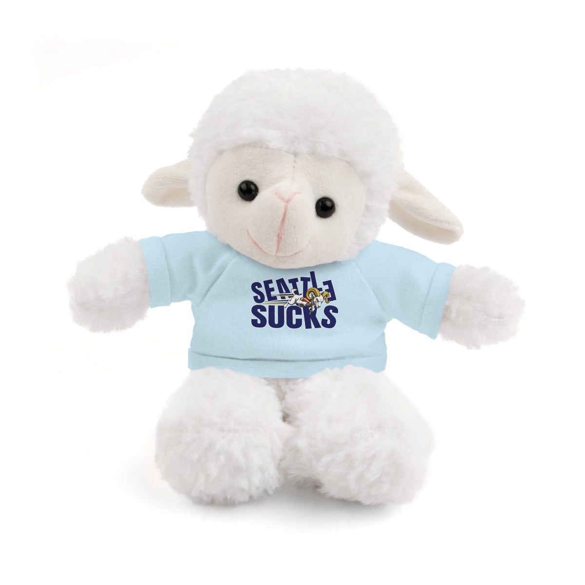 Baby Ram with Hater Tee — Funny Gag Gift Stuffed Animal